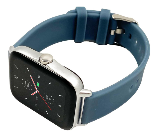 MAXCOM FW55 Aurum Pro srebrno-niebieski - 1154709 - zdjęcie 4